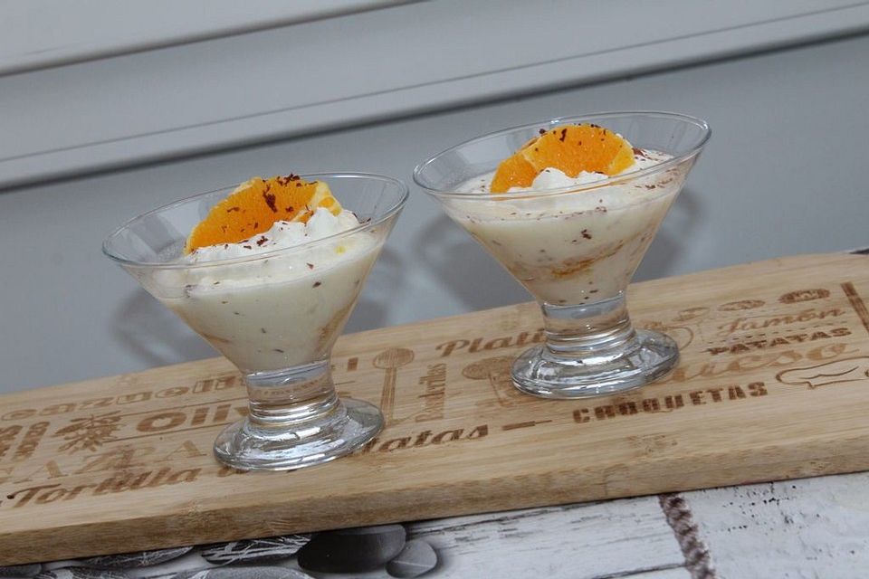 Orangen-Schoko-Dessert