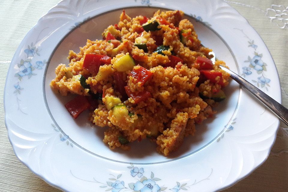 Gemüse-Couscous-Pfanne