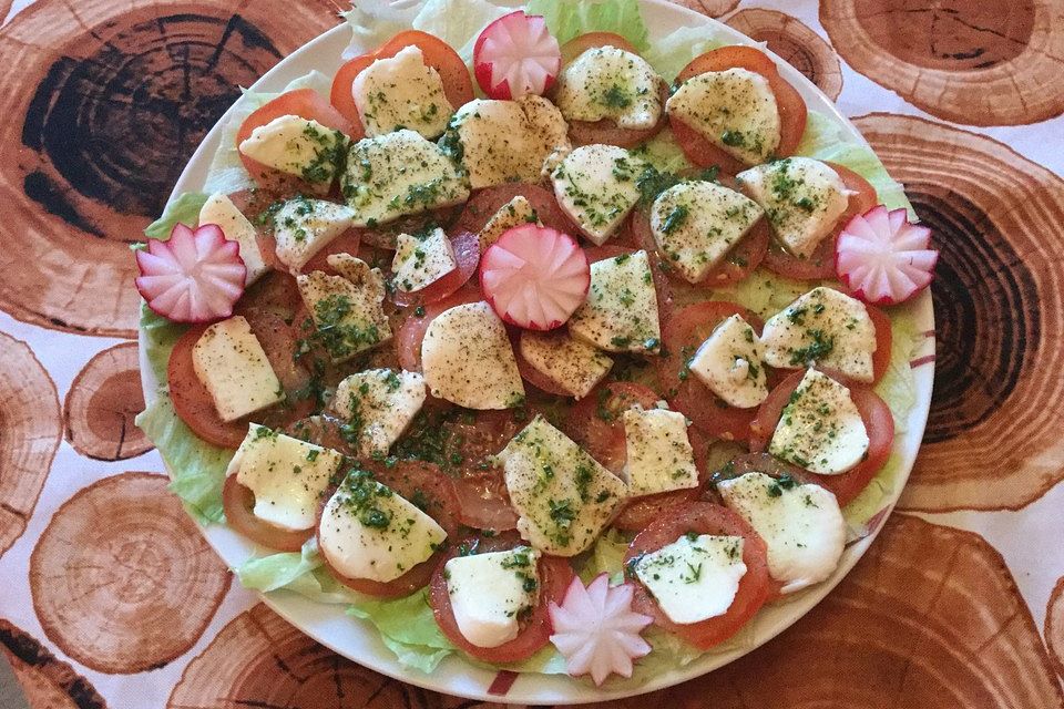 Mozzarella - Tomaten - Salat