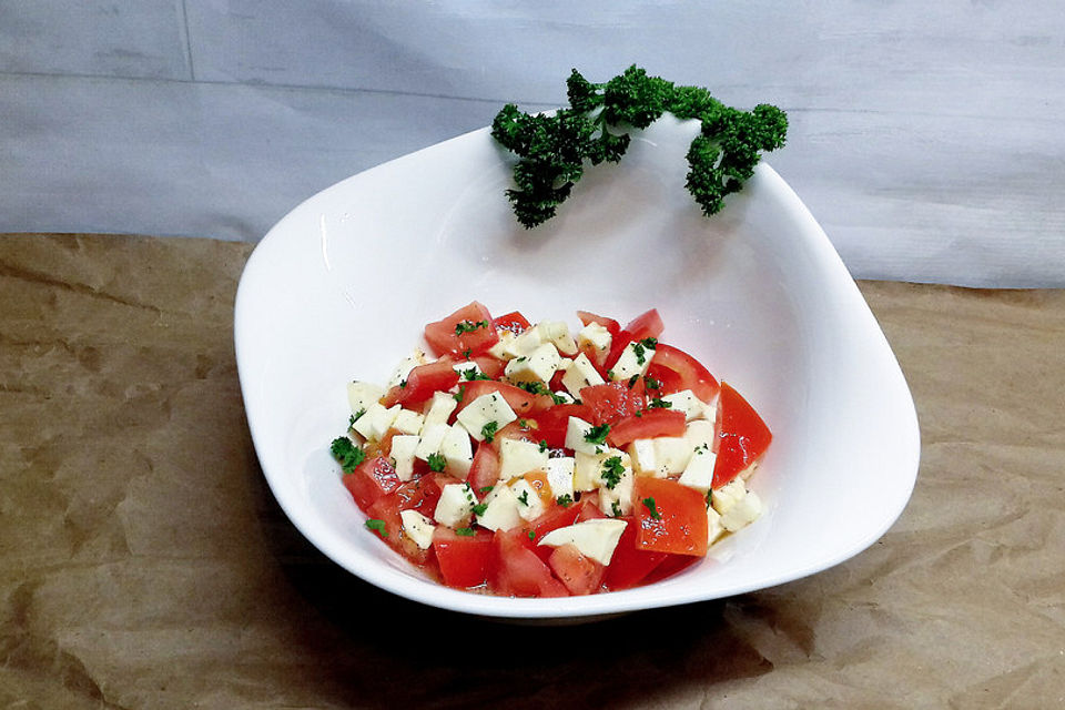 Mozzarella - Tomaten - Salat