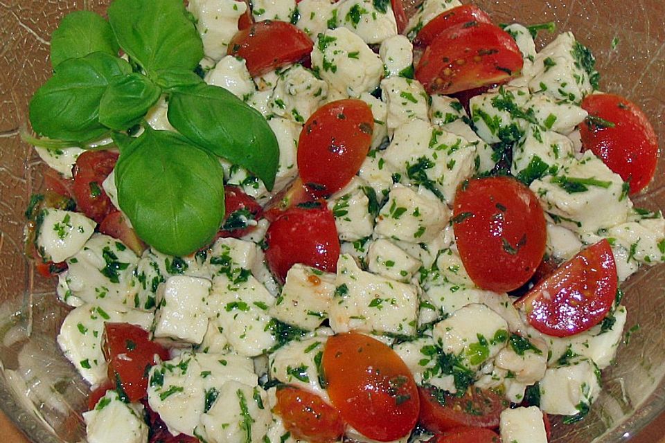 Mozzarella - Tomaten - Salat