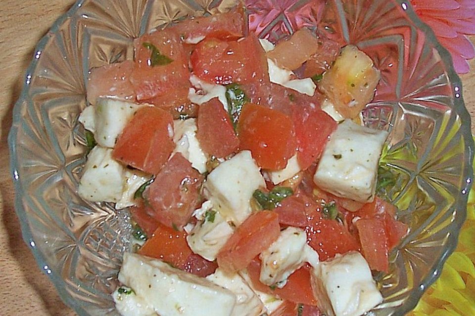 Mozzarella - Tomaten - Salat