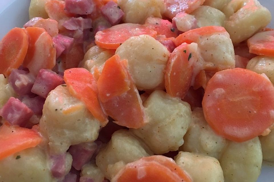 Gnocchi mit Karotten