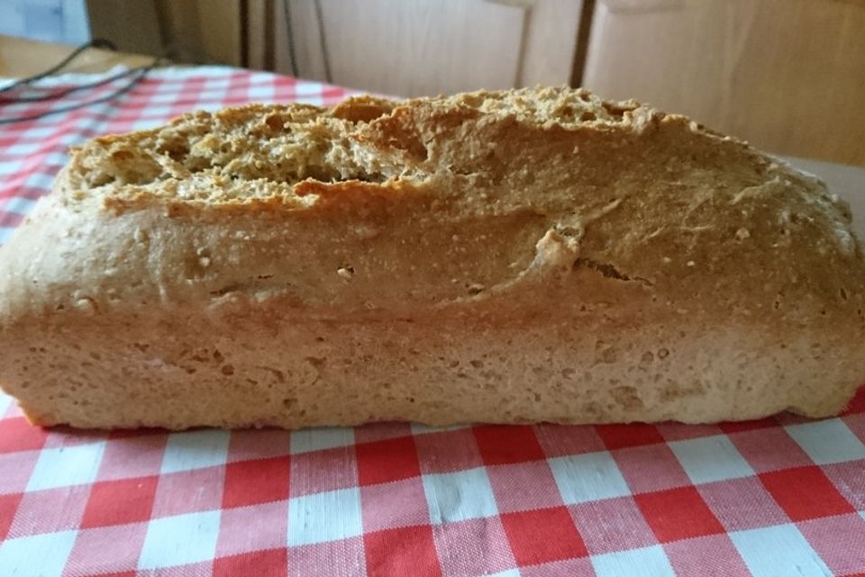 Dinkel-Haferflocken-Brot