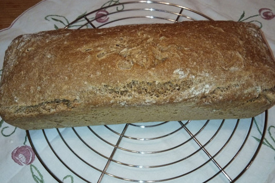 Dinkel-Haferflocken-Brot