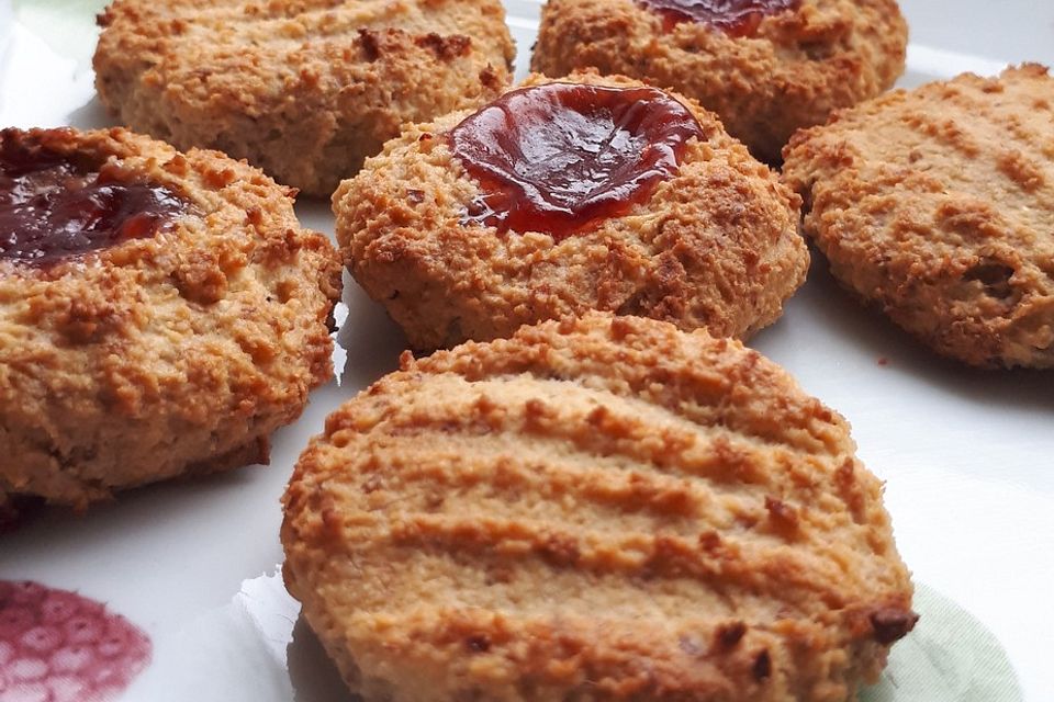 Vanilleplätzchen mit Marmelade