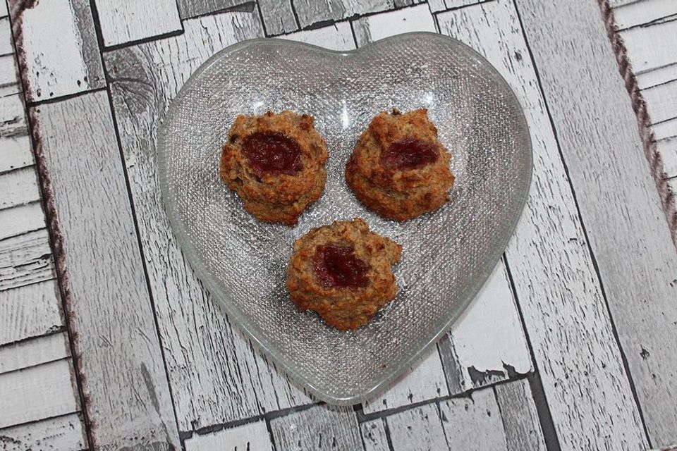 Vanilleplätzchen mit Marmelade