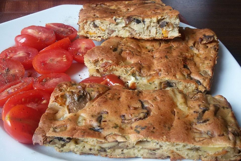 Serbische Pita mit Champignons