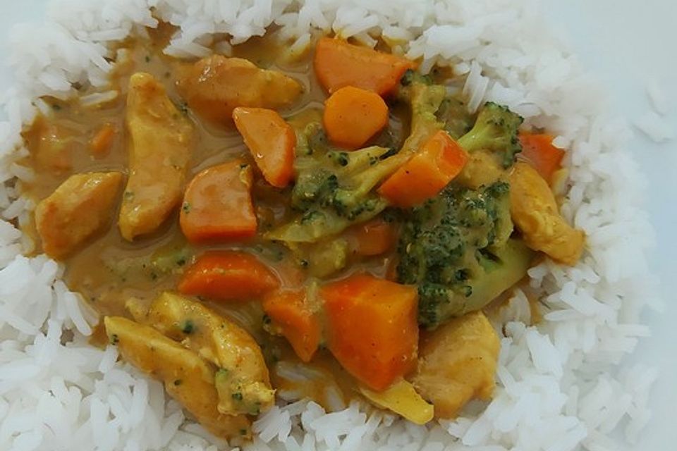 Indisches Hähnchencurry