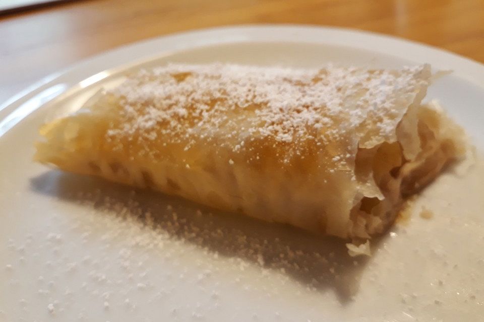 Mini-Apfelstrudel mit Filoteig