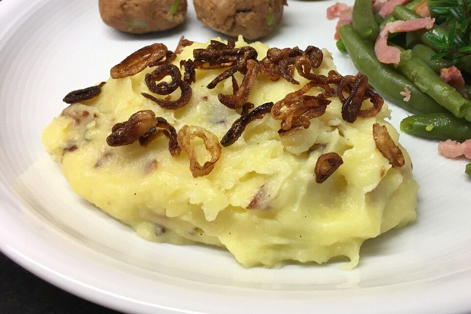 Kartoffelstampf mit Röstzwiebeln