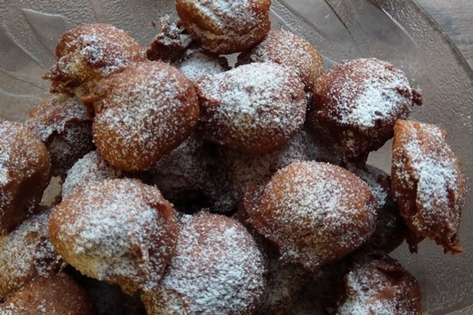 Vollwertige Quarkbällchen, Krapfen