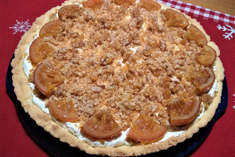 Mango-Walnuss-Pie