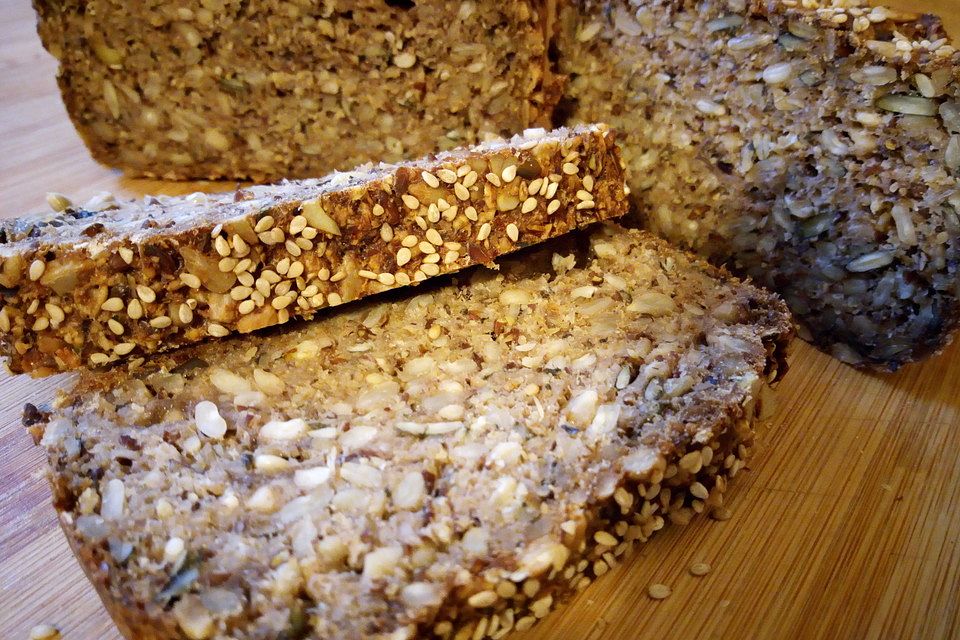 Veganes low carb Brot