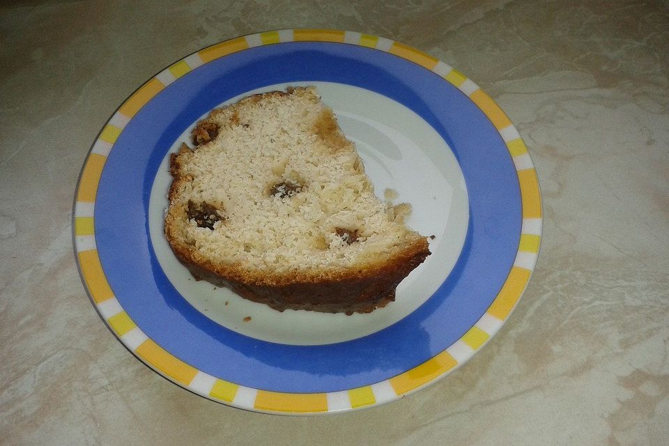 Rosinenbrot mit Quark