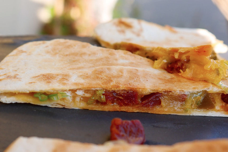 Chorizo und Cheddar Quesadillas