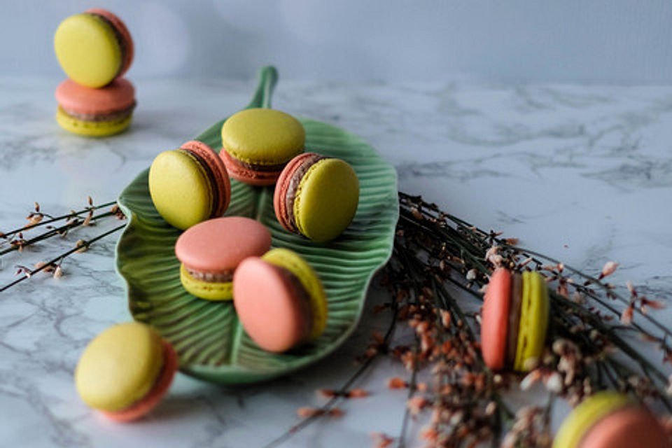 Schoko-Ovomaltine-Macarons