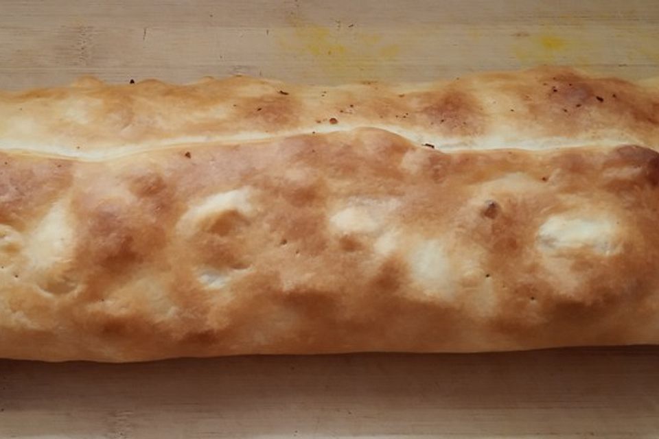 Veganer Apfelstrudel mit Marzipan