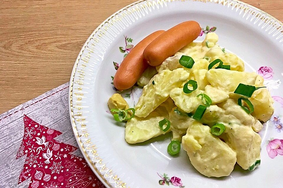 Leichter Kartoffelsalat mit Joghurt