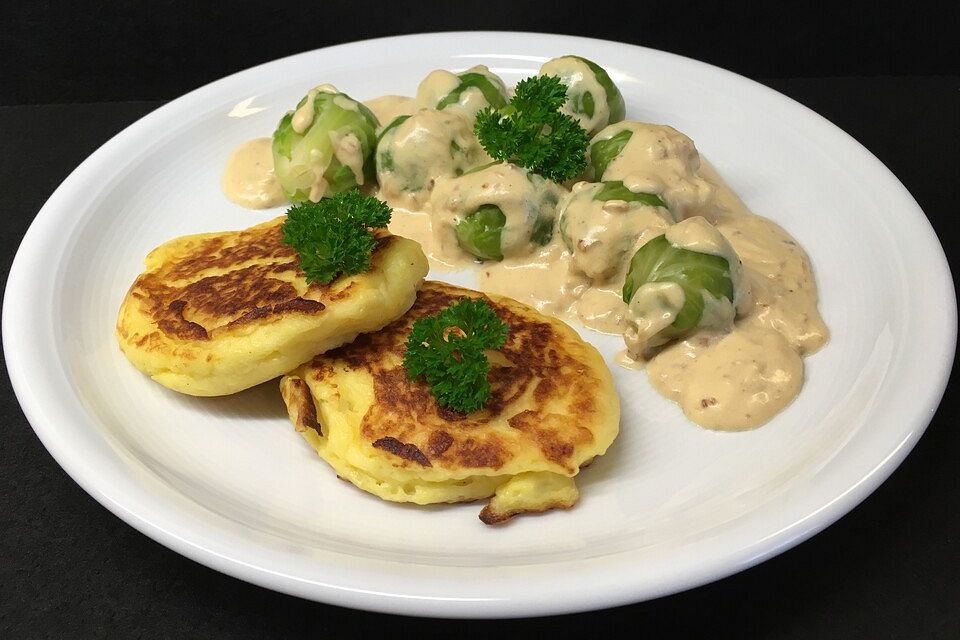 Kartoffelplätzchen aus Kartoffelpüree