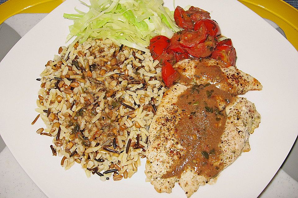 Hähnchenbrust mit Balsamico - Sauce