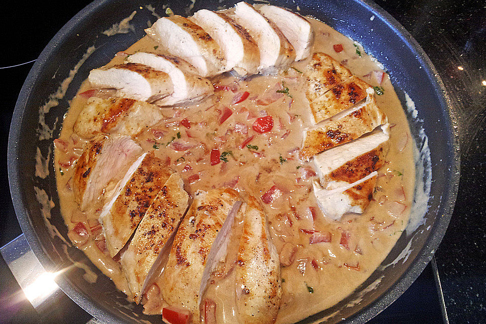 Hähnchenbrust mit Balsamico - Sauce