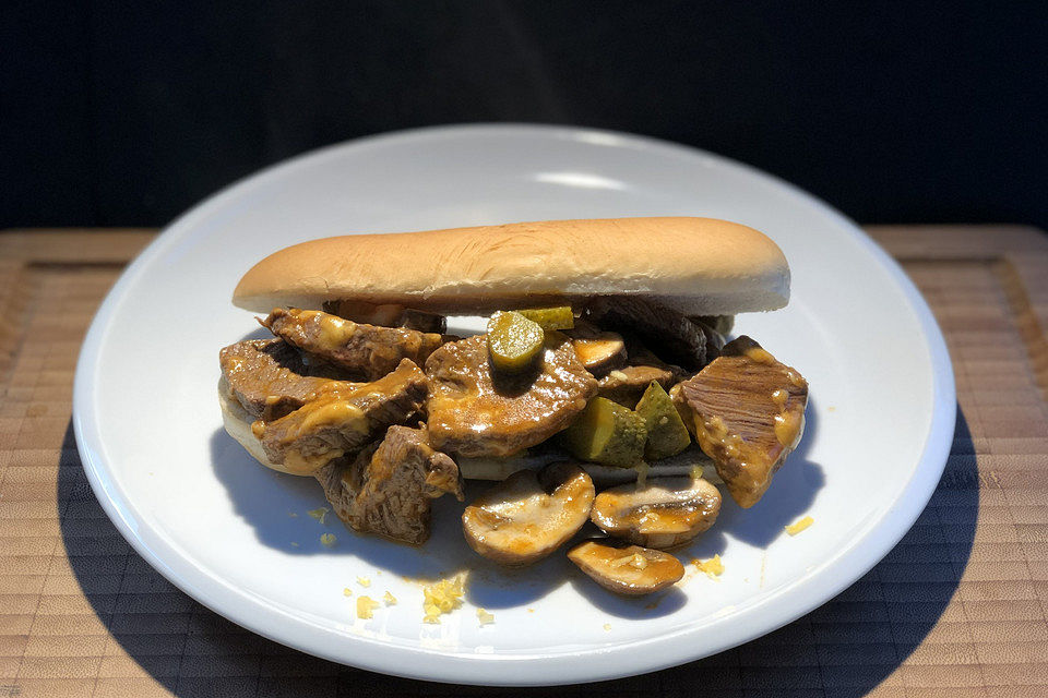 Sal's Cheese-Steak-Sandwiches