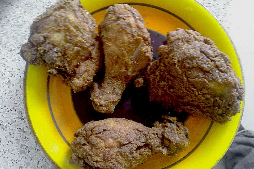 Fried Chicken mit Panade