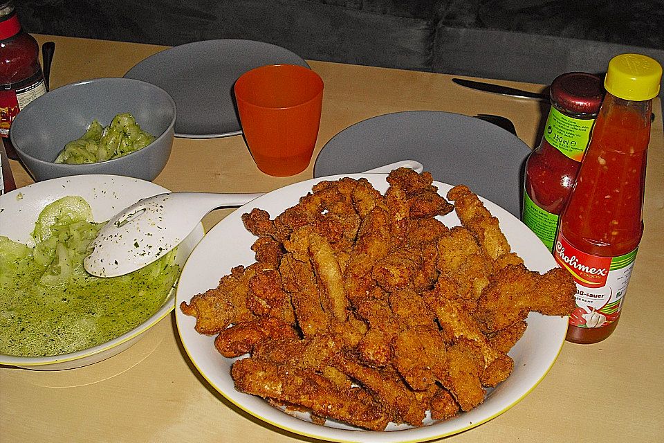 Fried Chicken mit Panade