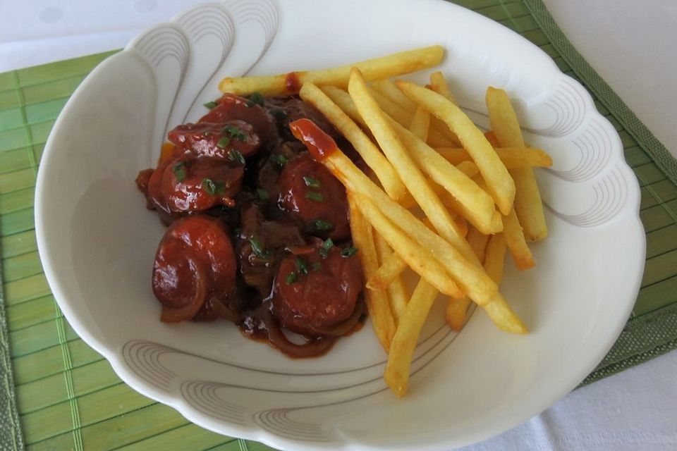 Currywurst-Gulasch