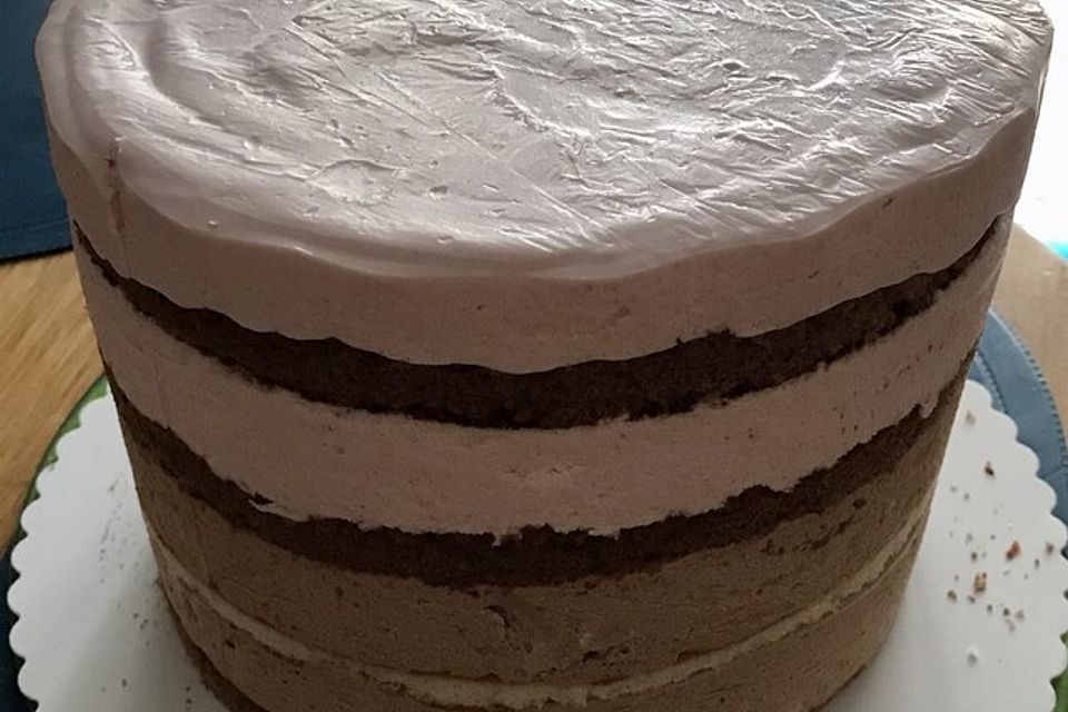 Naked Cake Erdbeer-Mascarpone