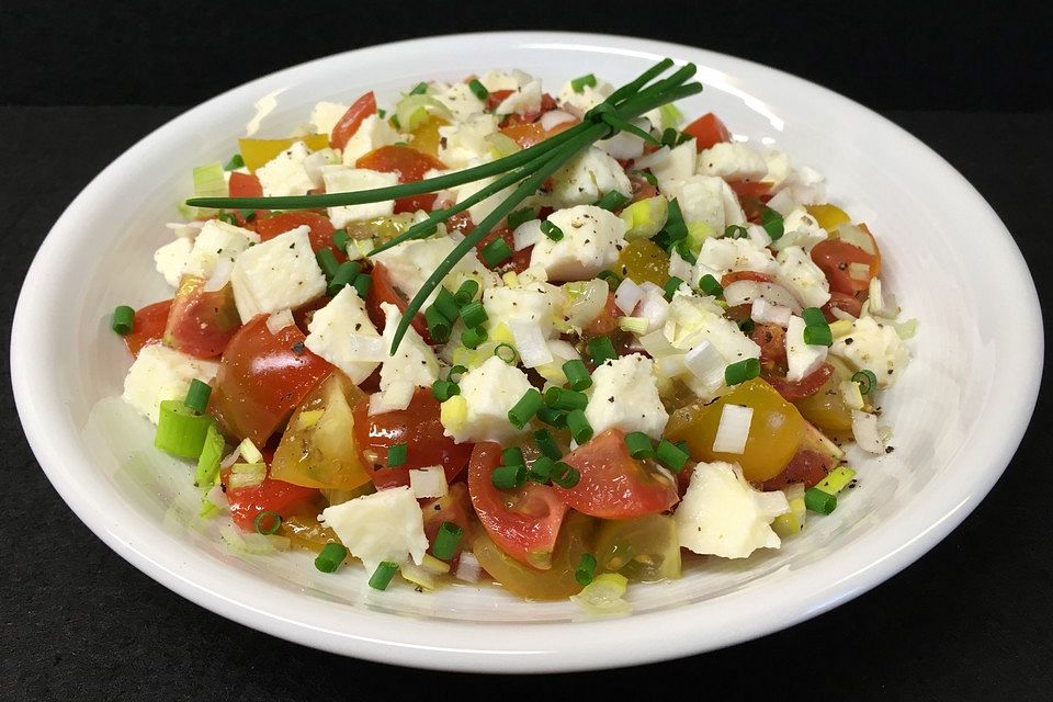 Tomatensalat mit Mozzarella