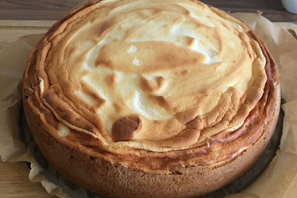 Käsekuchen mit 2 Schichten