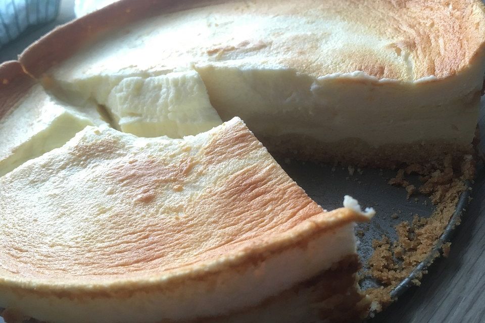 Käsekuchen mit 2 Schichten