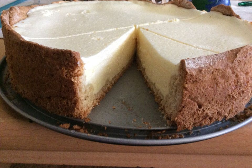 Käsekuchen mit 2 Schichten