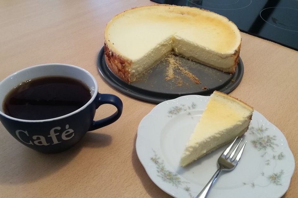 Käsekuchen mit 2 Schichten