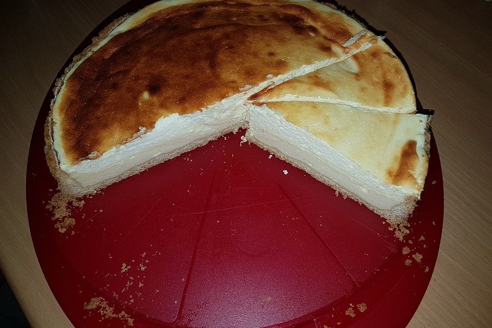 Käsekuchen mit 2 Schichten