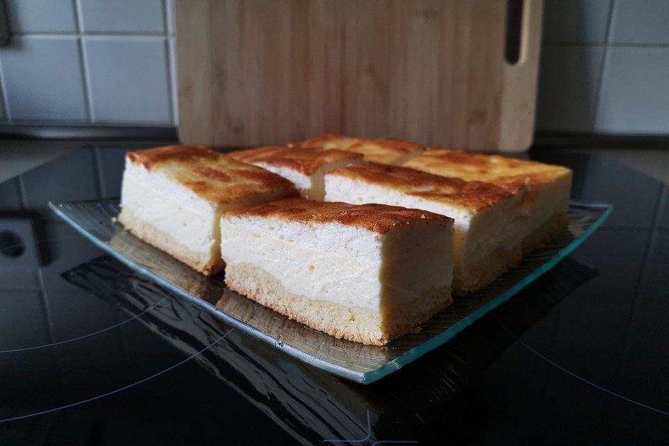 Käsekuchen mit 2 Schichten