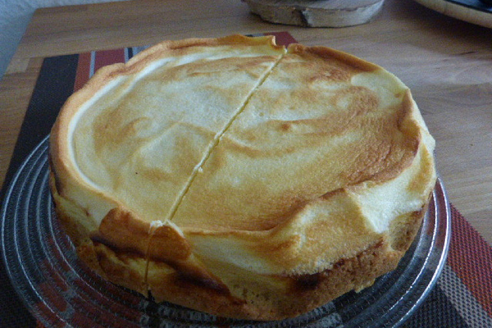 Käsekuchen mit 2 Schichten