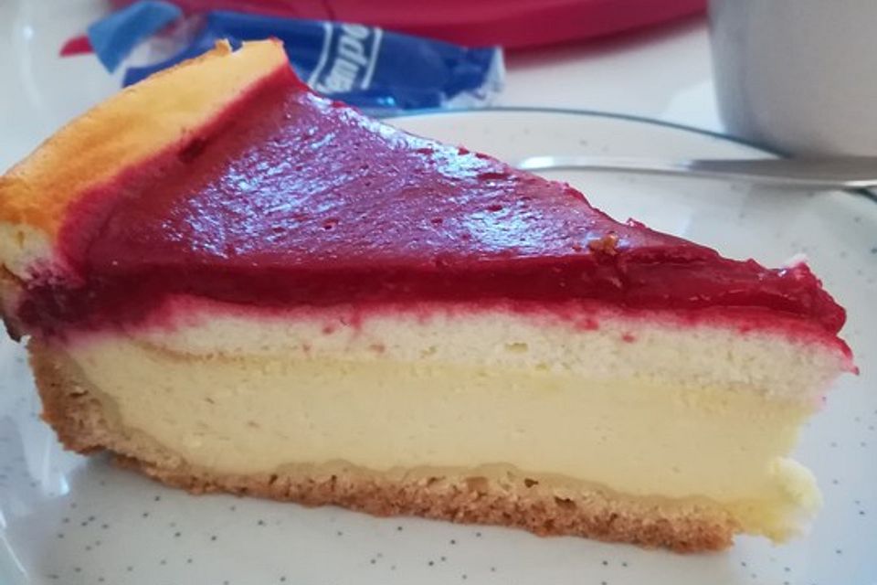 Käsekuchen mit 2 Schichten