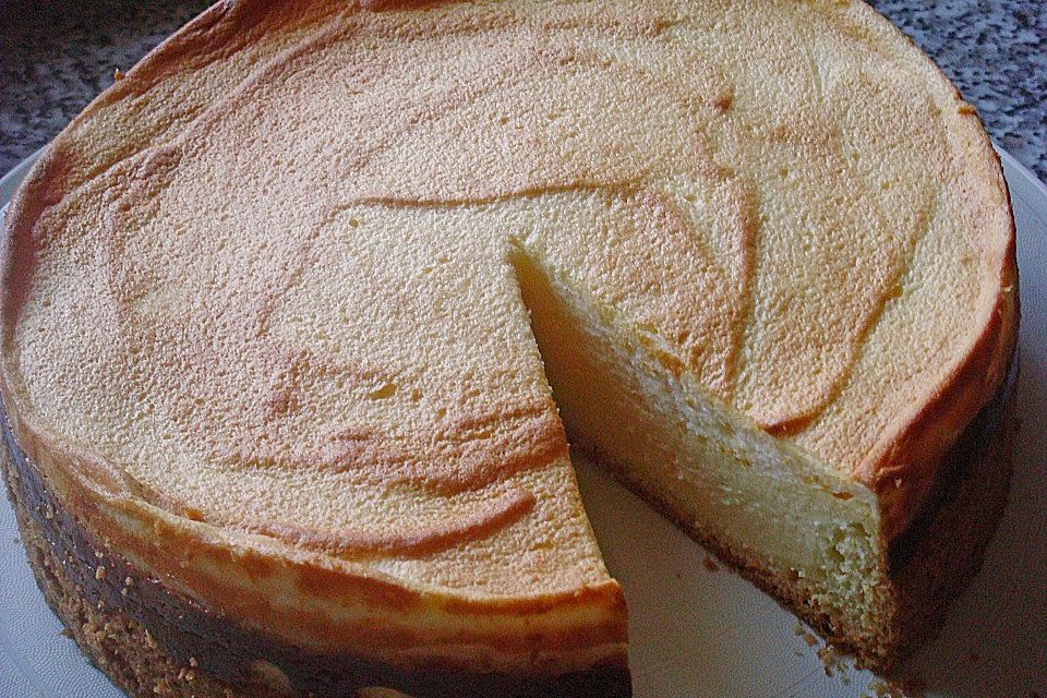 Käsekuchen mit 2 Schichten