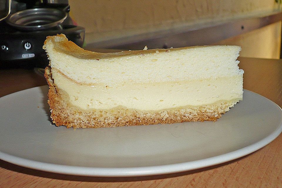 Käsekuchen mit 2 Schichten