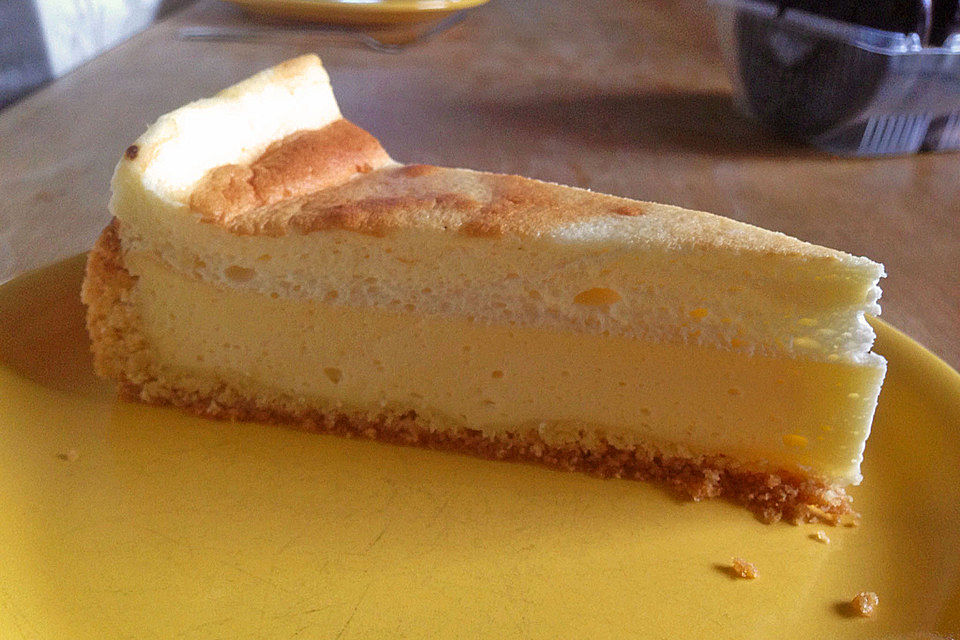 Käsekuchen mit 2 Schichten