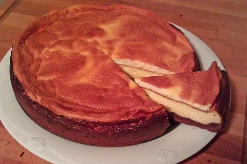 Käsekuchen mit 2 Schichten