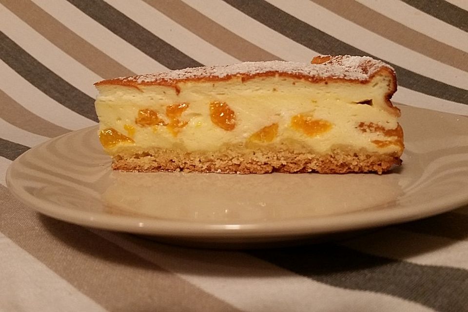 Käsekuchen mit 2 Schichten