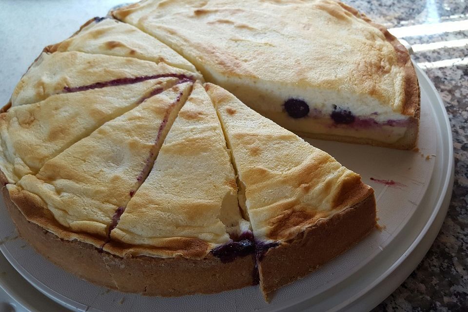 Käsekuchen mit 2 Schichten