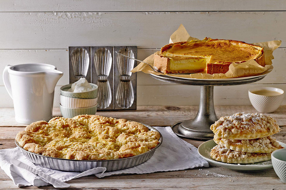 Käsekuchen mit 2 Schichten