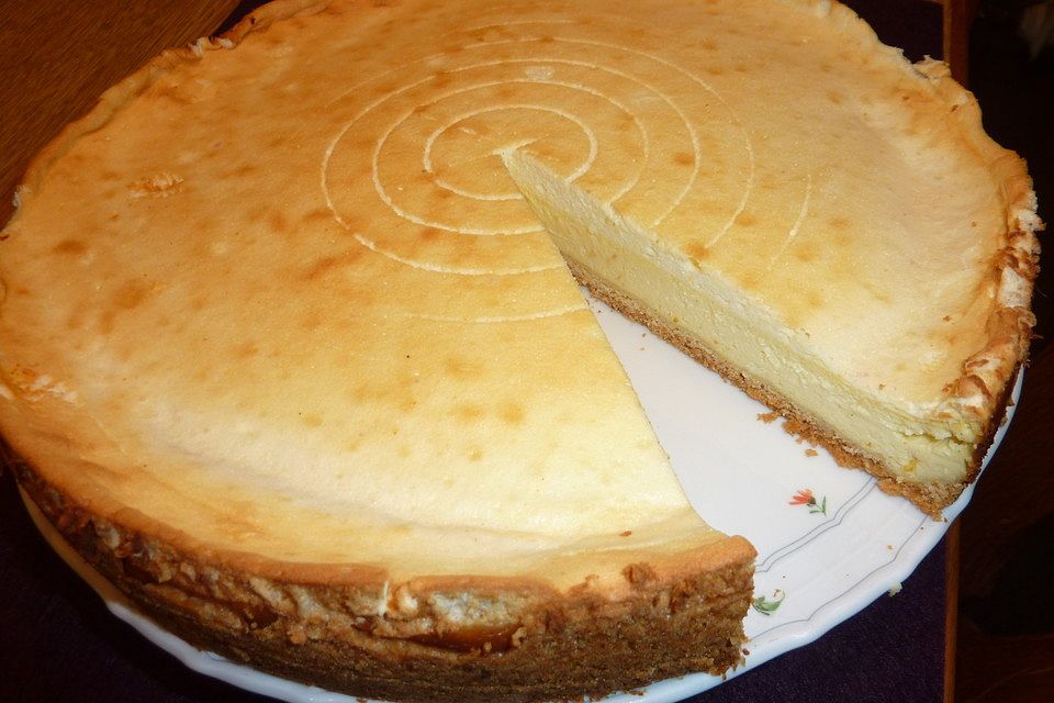 Käsekuchen mit 2 Schichten