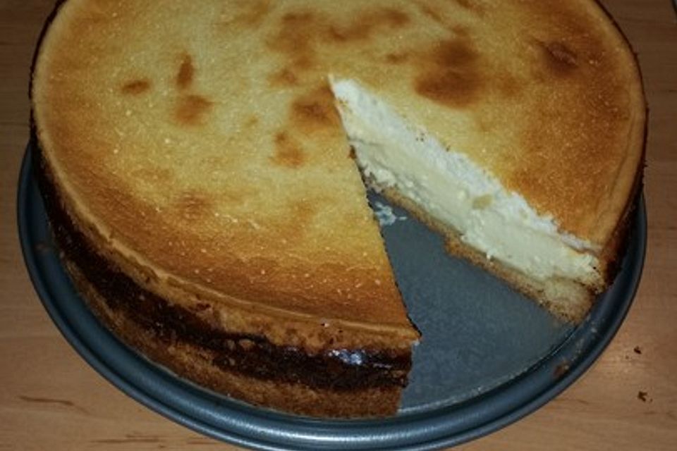 Käsekuchen mit 2 Schichten