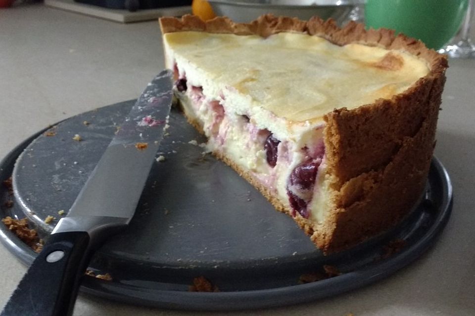 Käsekuchen mit 2 Schichten